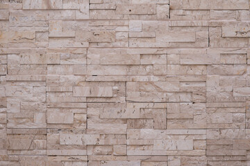 Horizontal modern brick wall for pattern and background.