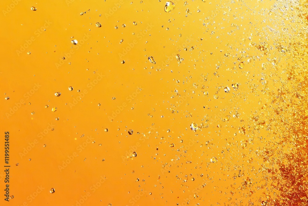Poster captivating golden sunset background with sparkling water drops creating a dreamy atmosphere perfect