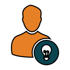 Creativity, Thinking, and Brain Icon