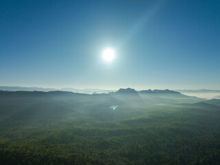 Aerial View The most beautiful waterfalls in Thailand..Thi Lo Su Waterfall The Largest Waterfall in...