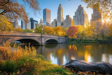 A middle-aged man sitting on the jetty and ready to go kayaking on the river. Beautiful simple AI generated image