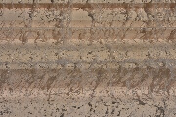water falling stone fountain texture background brown