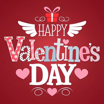 Vector Graphic for Valentine's Day Wishes