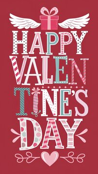Valentine's Day Greeting Card Design