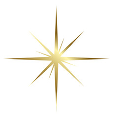 A flat sample luxury star bright on white background, icon, star symbol, shape, object, star element, a premuim star icon concept vector, illustration.