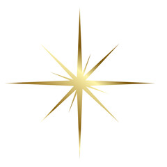 A flat sample luxury star bright on white background, icon, star symbol, shape, object, star element, a premuim star icon concept vector, illustration.