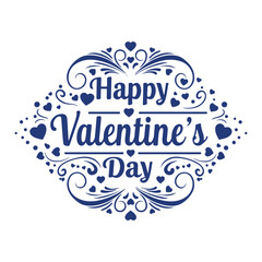 Happy Valentine's Day creative Valentine's Day celebration Valentines day typography lettering design