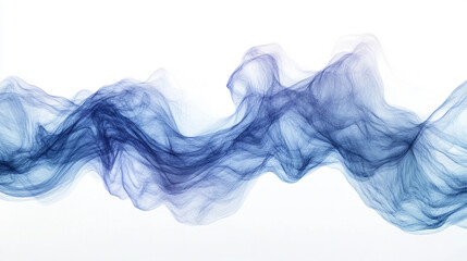 Fototapeta premium A blue and white line with a wavy pattern