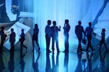 Startup business people having group discussion