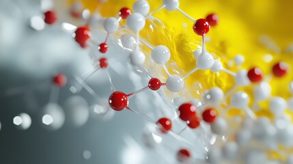 Molecular structure of elements and bonds
