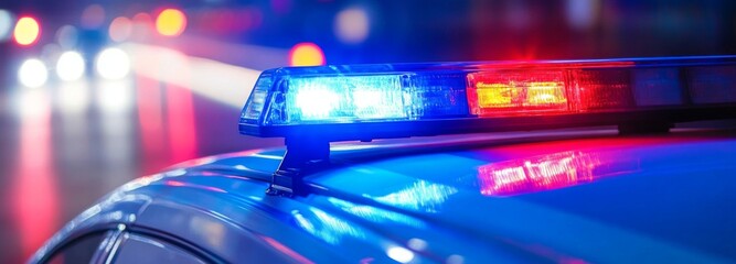 The emergency medical services vehicle's roof light serves as a crucial rescue signal.