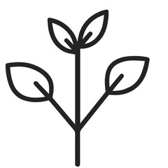 Basic Plant Vector Graphic