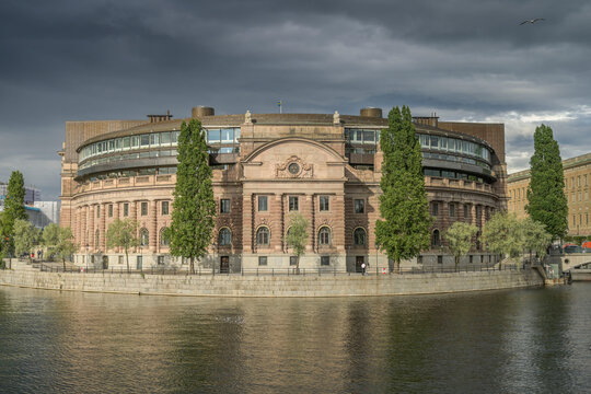 Reichstag Riksdagshuset, Altstadt Gamla stan, Stockholm, Schweden