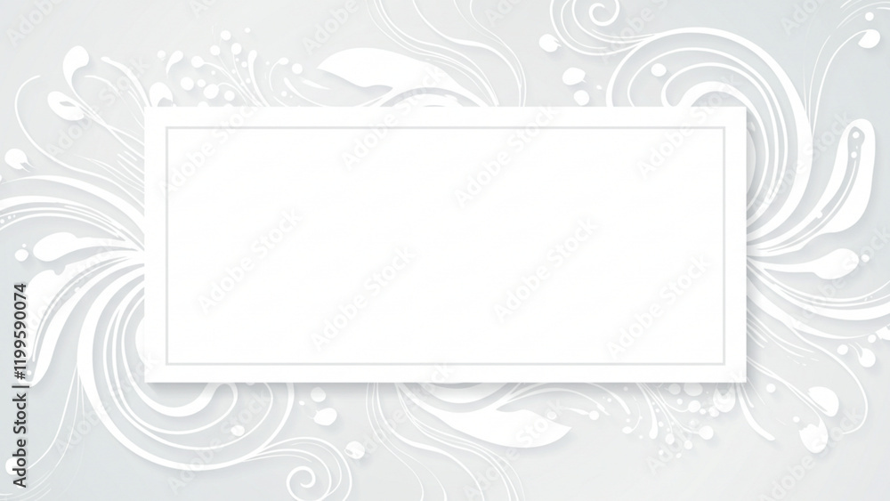 Fototapete an abstract white vector backdrop that provides a clear area for text