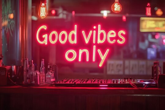 DJ Setting the Positive Ambiance at a Nightclub