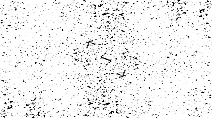 Dark design background surface. Gray printing element. Abstract texture with grain and stain. Splashes of paint, 