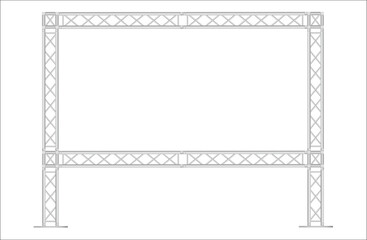 Stage truss frame,Speaker cabinet hanging truss.