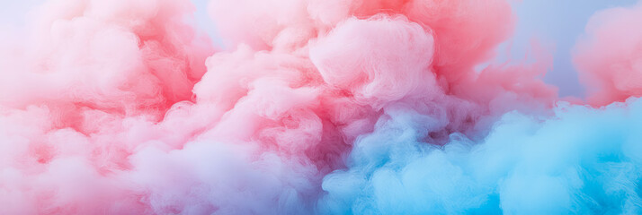 Fototapeta premium Abstract Pink and Blue Ink Swirl: Dreamy Textured Background