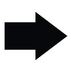 Long arrow. Black arrow pointing right. Black large arrow pointing right. Bold thick long arrow. 