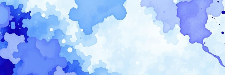 Abstract ink splash background in blue and purple tones, perfect for artistic projects or design elements, colorful, art