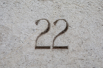 Number 22
