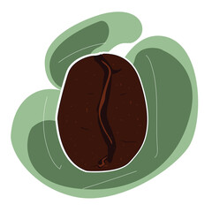 coffee beans.close up view of roasted coffee beans