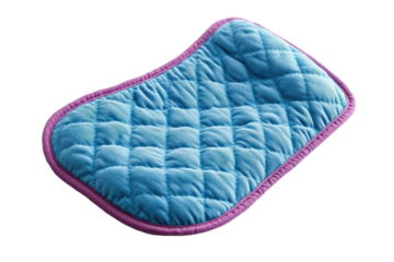 Soft blue quilted mat for comfort in home living spaces and relaxation areas