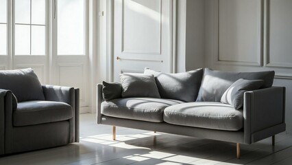 Fototapeta premium modern living room with sofa