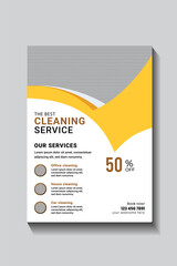 No.1 Cleaning Service and Flyer Template