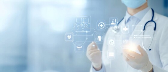 Futuristic AI diagnostics driving precise analysis real-time monitoring glowing data visuals and innovative neural networks for advanced medical diagnosis