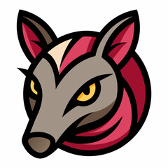 armadillo head mascot