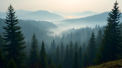 Obraz premium Serene Mountain Vista