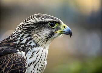 Fototapeta premium close up of a falcon