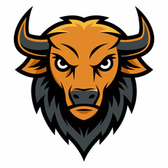 bison head mascot