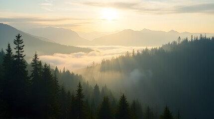 Serene Mountain Vista