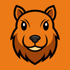 capybara head illustration