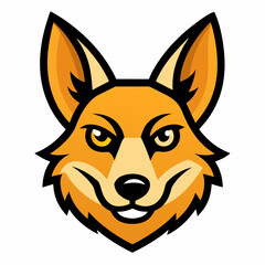 dingo head vector