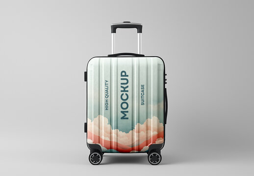 Suitcase Mockup: Perfect for Travel, Luggage, and Carry-On Bag Designs Generated with AI