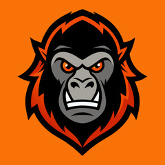 gorilla head mascot