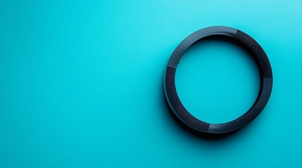 Health tracker on light teal background, wide format, ideal for adding custom text