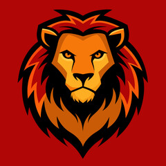 lion head vector mascot