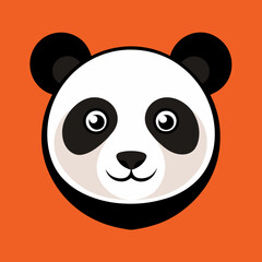 panda head mascot