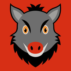head of a peccary