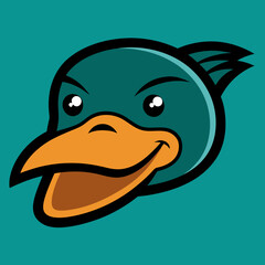 platypus mascot vector