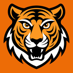 tiger head vector