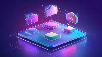 Cloud Computing System Data Storage Network Infrastructure