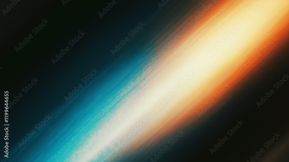 Poster abstract gradient background with blue, brown, and orange tones featuring grainy texture and soft li