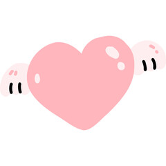 heart with wing