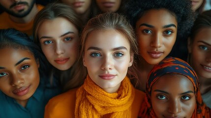 Celebrating diversity in portraits urban studio photography close-up unity