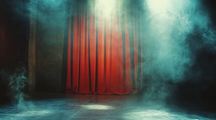 Capturing the dramatic atmosphere of theatrical stage performances